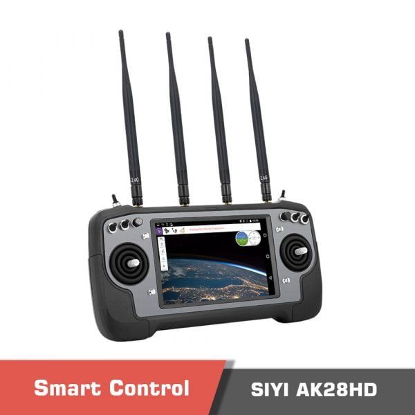 5km fpv smart control hd for drone uav all in one radio data video link sbus 6 - siyi ak28hd,fpv smart control,mini handheld,gcs - motionew - 2
