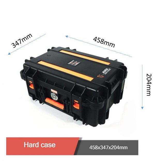 Aura industrial box ip67 rugged enclosure waterproof safety plastic hard case with foam 1 - ai-4-2713 - motionew - 1