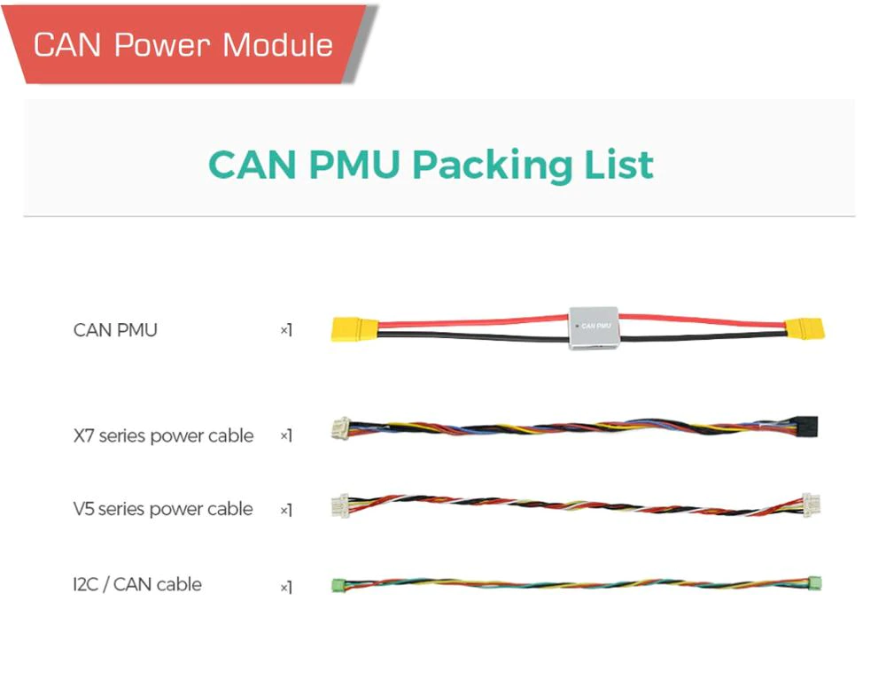 Cuav can pmu 5 - cuav can pmu, pixhawk power module, pixhawk current sensor, pixhawk voltage sensor, can pmu - motionew - 10