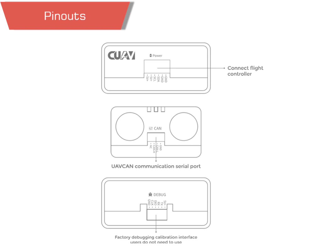 CUAV CAN PMU 7 - Power Module - Power Module - MotioNew - 26