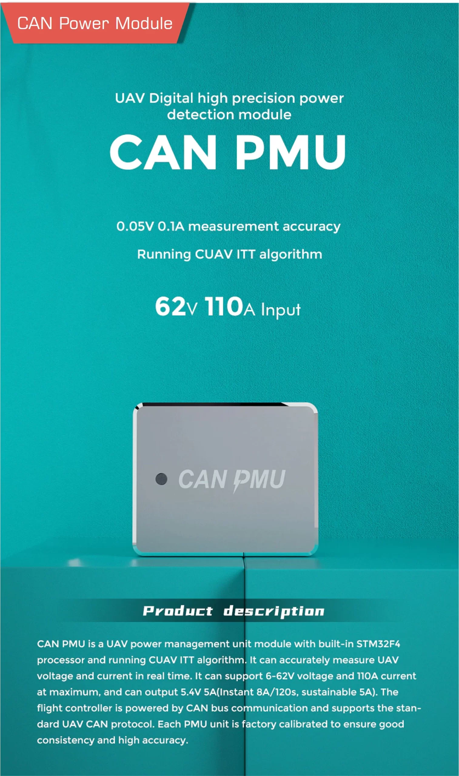 CUAV CAN PMU 9 scaled - Power Module - Power Module - MotioNew - 20