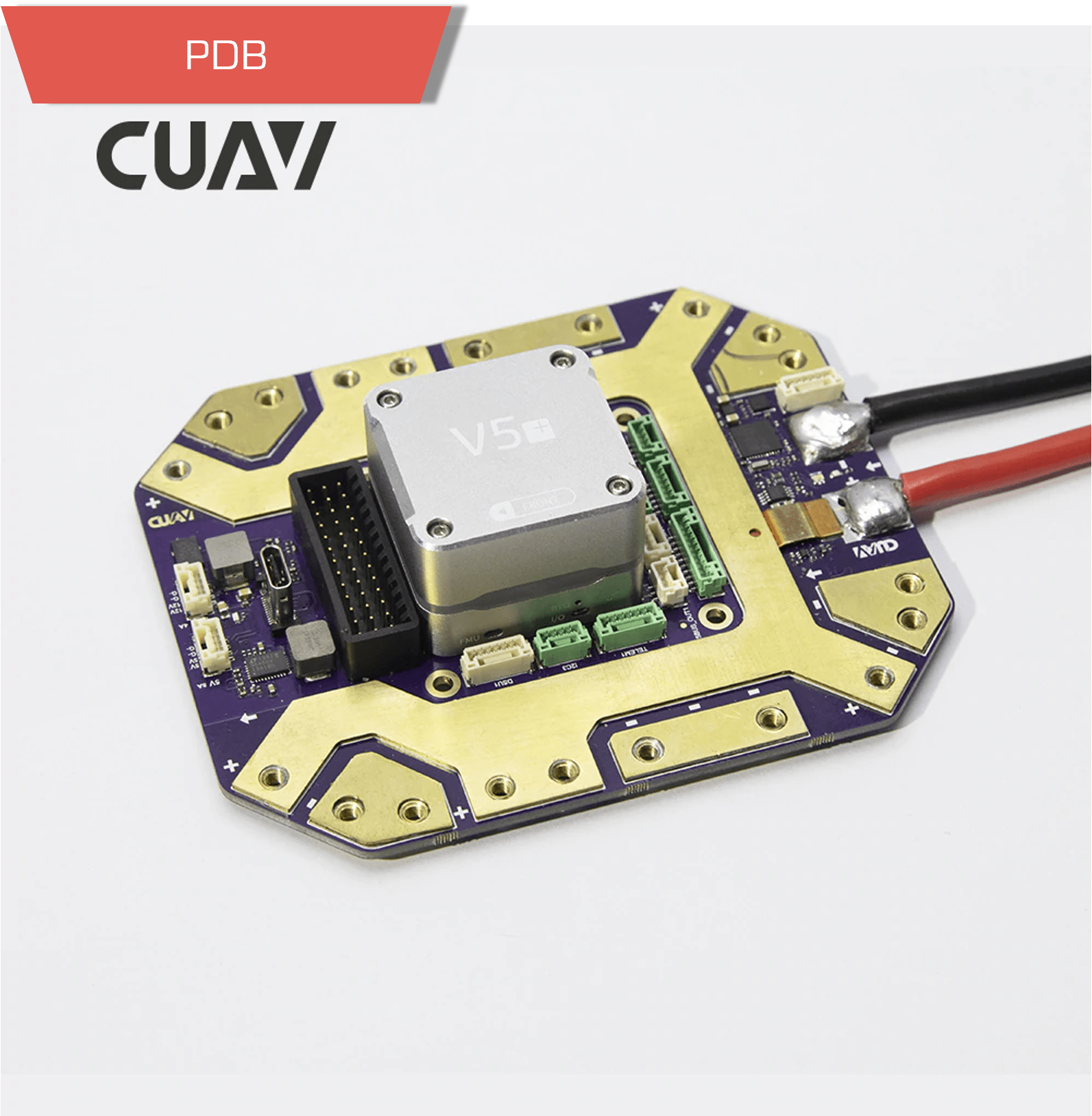 Cuav can power distribution 1 min - power distribution board,flight controller,cuav drone,cuav can pmu,cuav can pdb,power regulator,pixhawk power module - motionew - 4