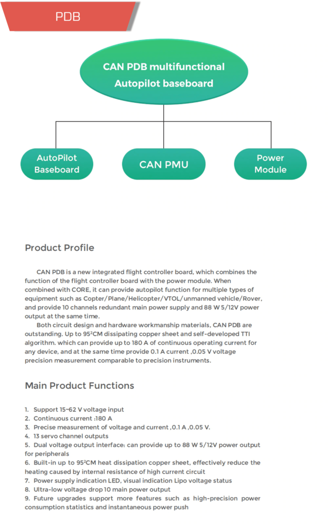 Cuav can power distribution 3 min 1 - power distribution board,flight controller,cuav drone,cuav can pmu,cuav can pdb,power regulator,pixhawk power module - motionew - 13