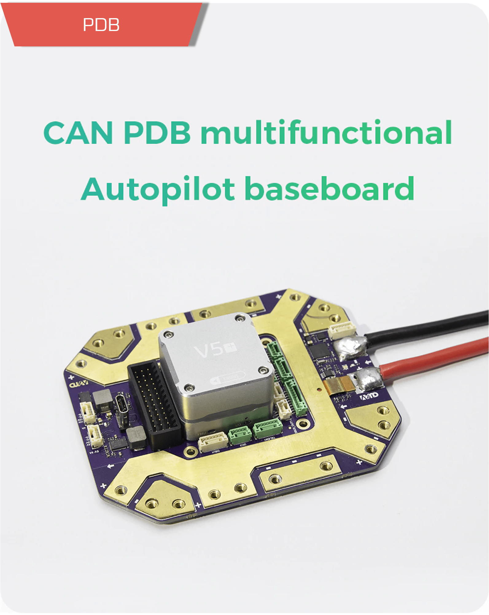 Cuav can power distribution 8 min - power distribution board,flight controller,cuav drone,cuav can pmu,cuav can pdb,power regulator,pixhawk power module - motionew - 9