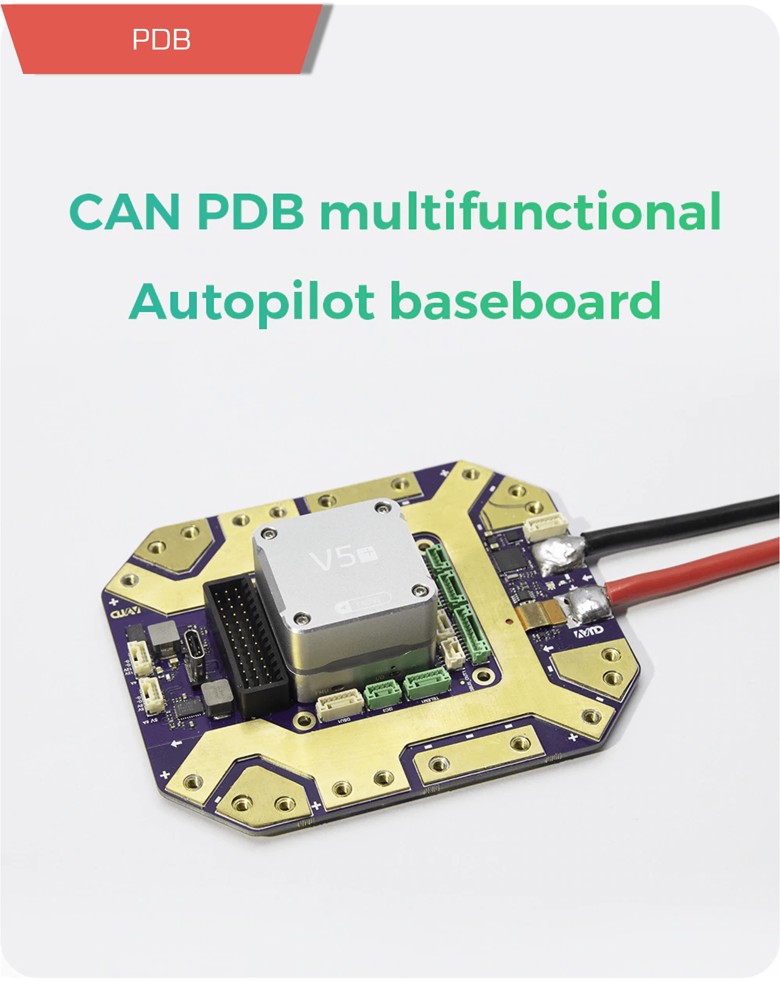 Cuav can power distribution 8 min - power distribution board,flight controller,cuav drone,cuav can pmu,cuav can pdb,power regulator,pixhawk power module - motionew - 5