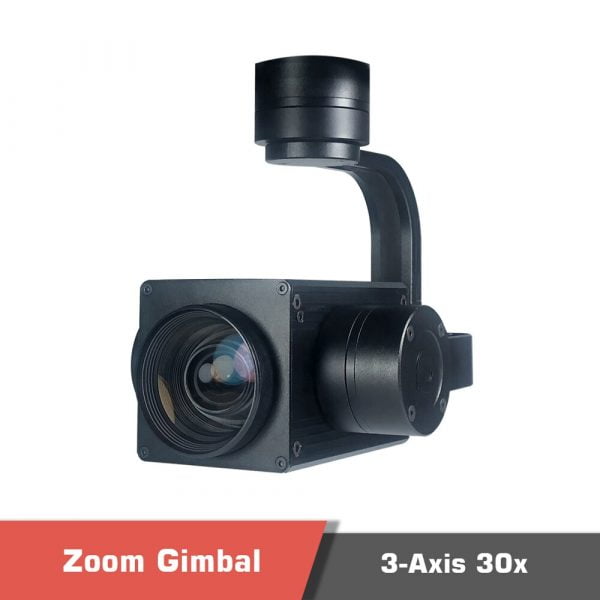 Camera gimbal z30f for drone 30x small zoom self stabilized 1 - gimbal z30f,self stabilized,gimbal,payload camera,daylight camera,zoom gimbal,drone camera,ptz camera,brushless gimbal - motionew - 1