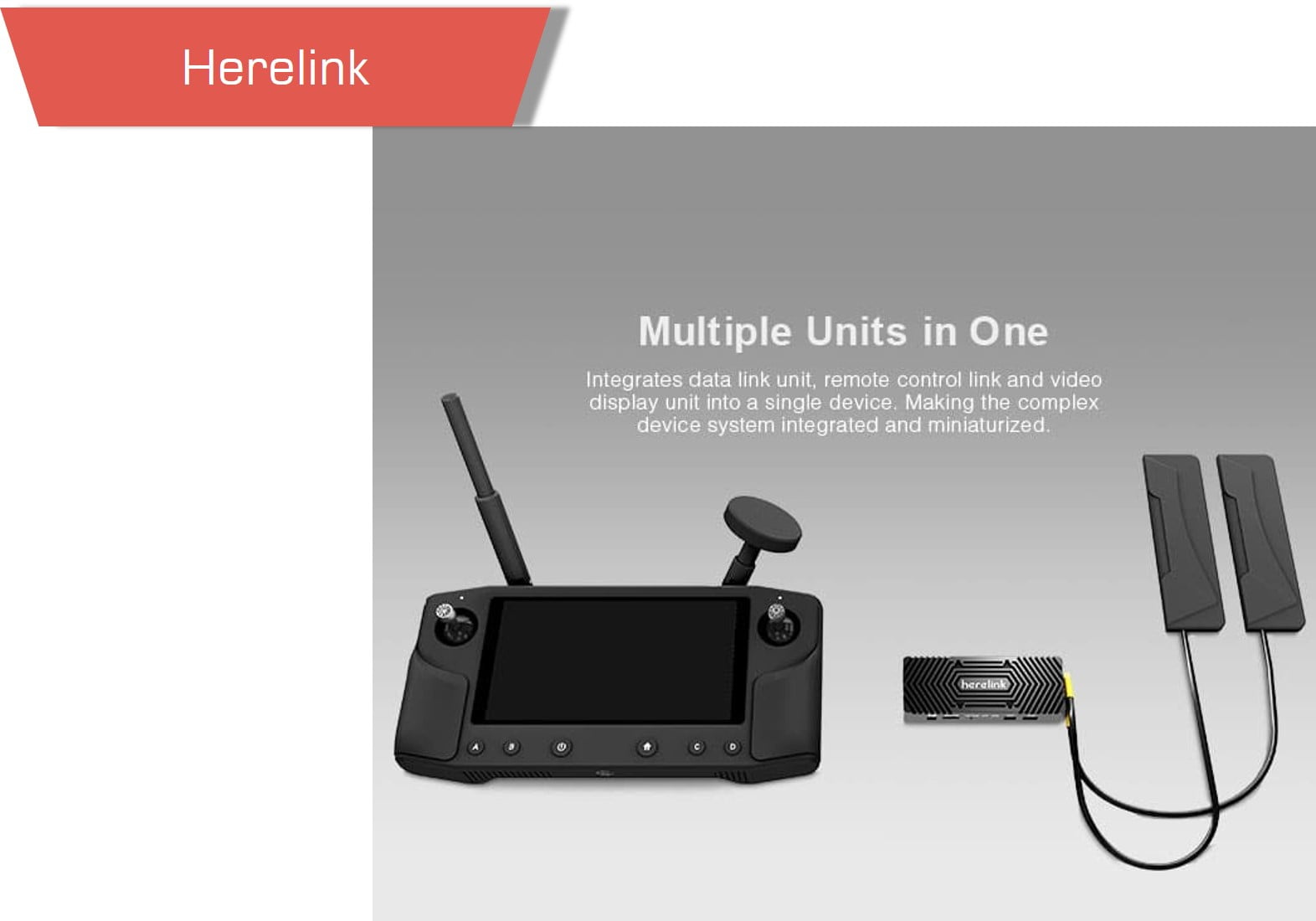 Dfbf - handheld herelink hd,herelink hd video,video transmission,control system - motionew - 8