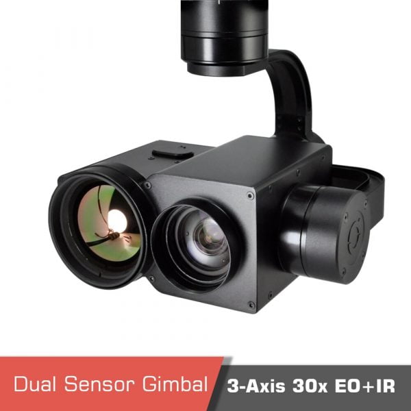 Dual sensor tracking camera gimbal z30tir50 night vision 1 - gimbal z30tir50,camera gimbal z30tir50,dual sensor,night vision - motionew - 1