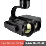 Dual sensor tracking camera gimbal z30tir50 night vision 2 - gimbal z30tir50 - motionew - 13