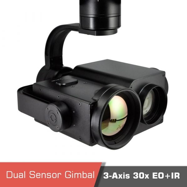 Dual sensor tracking camera gimbal z30tir50 night vision 2 - gimbal z30tir50,camera gimbal z30tir50,dual sensor,night vision - motionew - 2