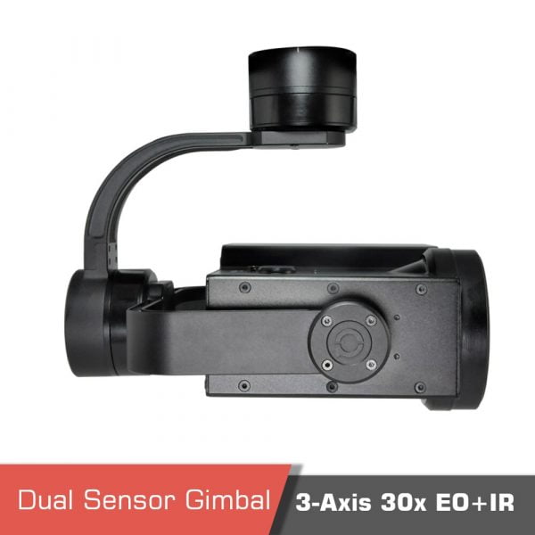 Dual sensor tracking camera gimbal z30tir50 night vision 4 - gimbal z30tir50,camera gimbal z30tir50,dual sensor,night vision - motionew - 4