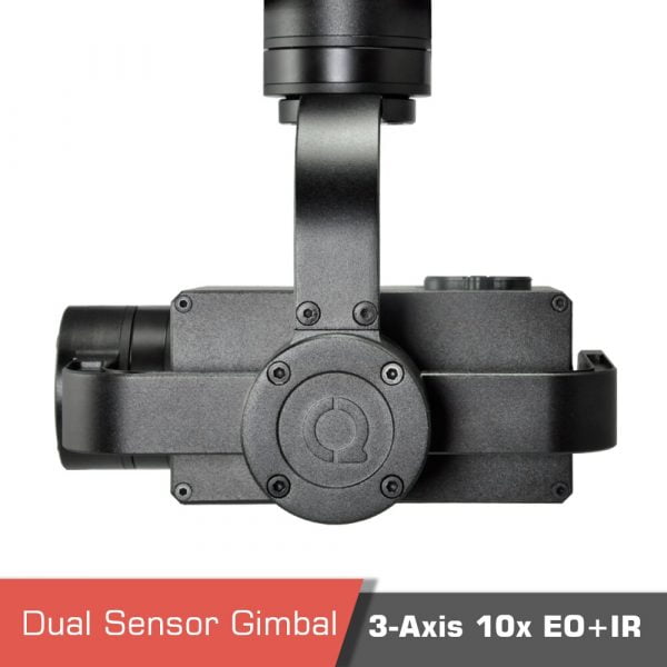 Dual sensor tracking thermal camera gimbal z10tir night vision 4 - gimbal z10tir,dual sensor,thermal gimbal camera,thermal camera - motionew - 4