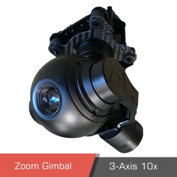 Gimbal camera Q10F for drone 10x Small Zoom Self stabilized 4 - Q10E Gimbal Camera for Drone - MotioNew - 6