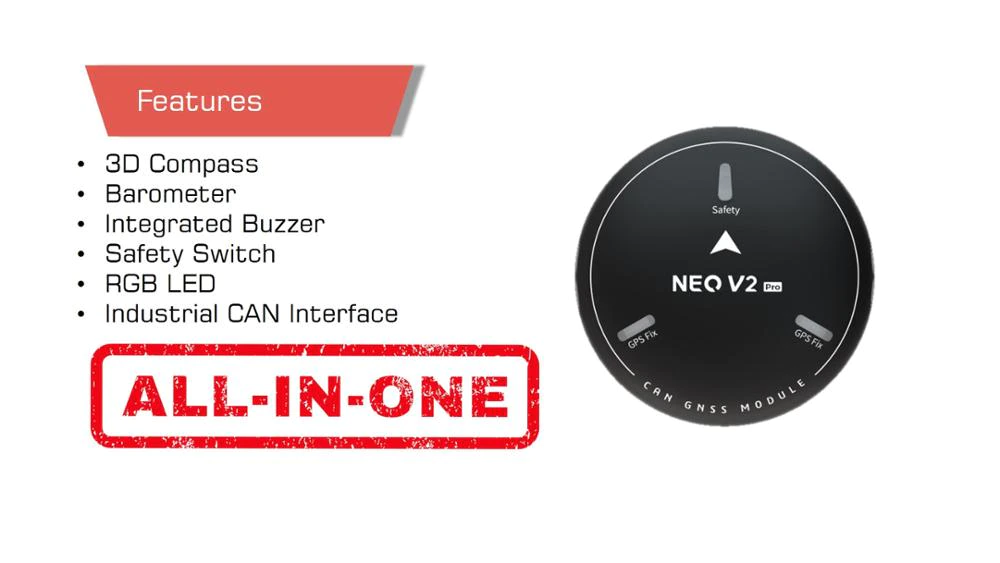 Neo gps v2 2 min - cuav neo v2 pro gps,v2 pro,gnss positioning,pixhawk,gps uav - motionew - 5