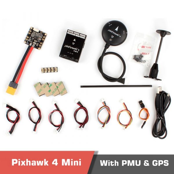 Pixhawk holybro 4 mini uav autopilot flight controller pm06 v2 power management board aluminium case 11 - pixhawk holybro 4 mini - motionew - 15