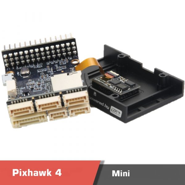 Pixhawk holybro 4 mini uav autopilot flight controller pm06 v2 power management board aluminium case 8 - pixhawk holybro 4 mini - motionew - 12