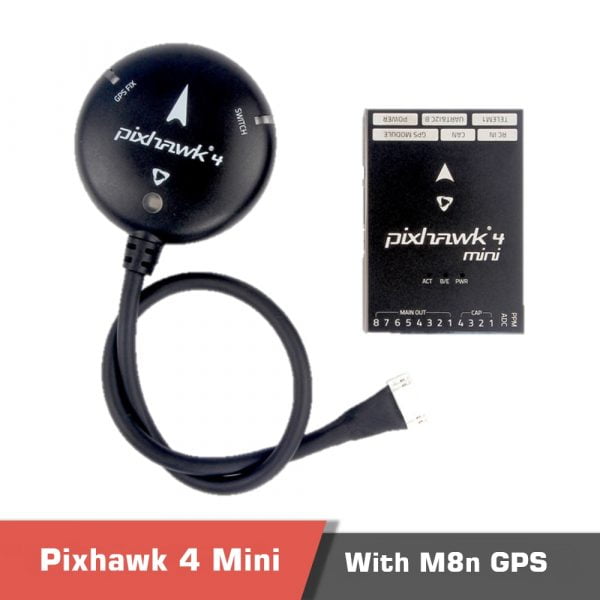 Pixhawk holybro 4 mini uav autopilot flight controller pm06 v2 power management board aluminium case 9 - pixhawk holybro 4 mini - motionew - 13
