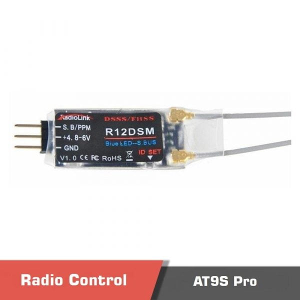 Radiolink at9s pro 12 channels 2 4ghz rc remote control for car boat tank helicopter quadcopters 6 - at9s pro - motionew - 3