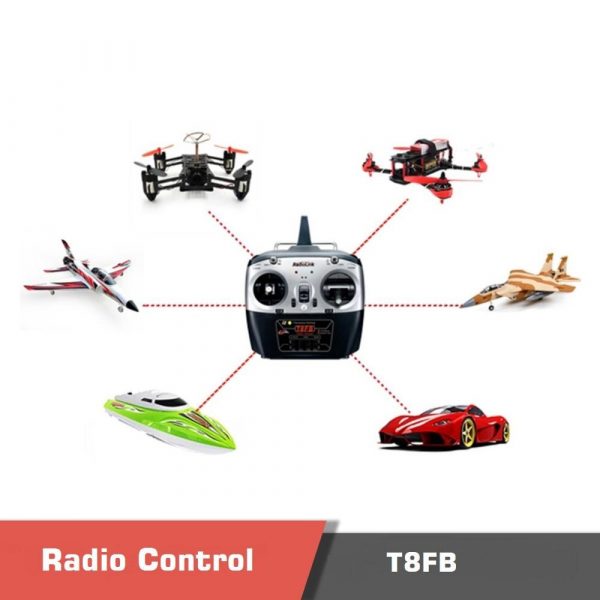 Radiolink t8fb 8 channels 2 4ghz for rc car boat tank helicopter quadcopters 8 - radiolink t8fb,radio control 8ch - motionew - 3