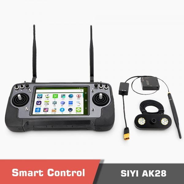Siyi ak28 9 16 ch 5km fpv smart control for drone uav all in one radio 2 - siyi ak28,handheld gcs,radio control,rc control,rc,gcs - motionew - 3