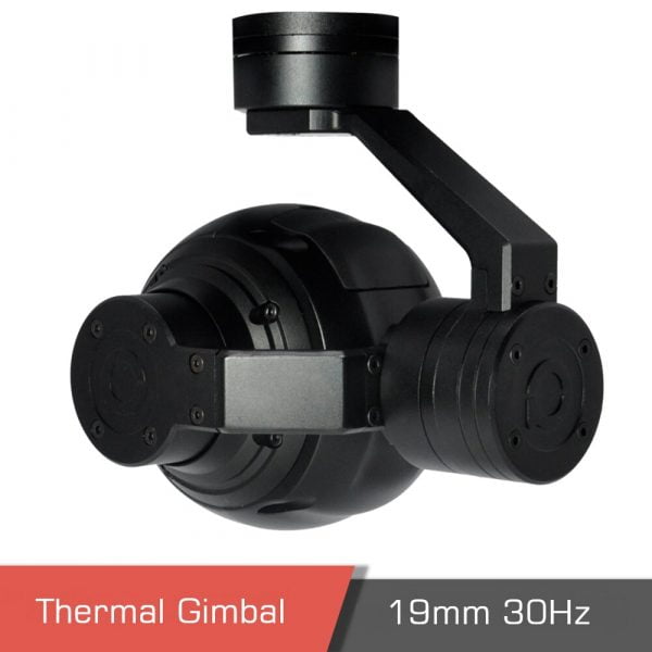 Single sensor thermal camera payload gimbal for small drone night vision qir 19 8 - gimbal qir19,thermal camera,small drones,payload gimbal - motionew - 1