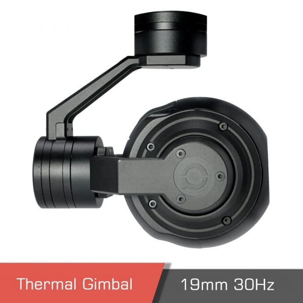 Single sensor thermal camera payload gimbal for small drone night vision qir 19 9 - gimbal qir19,thermal camera,small drones,payload gimbal - motionew - 2
