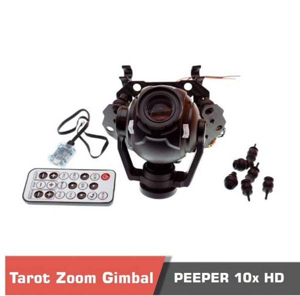 Tarot PEEPER TL10A0 10x HD Zoom Gimbal for Drone Self stabilized Camera 3 - zoom gimbal, uav zoom gimbal - MotioNew - 4