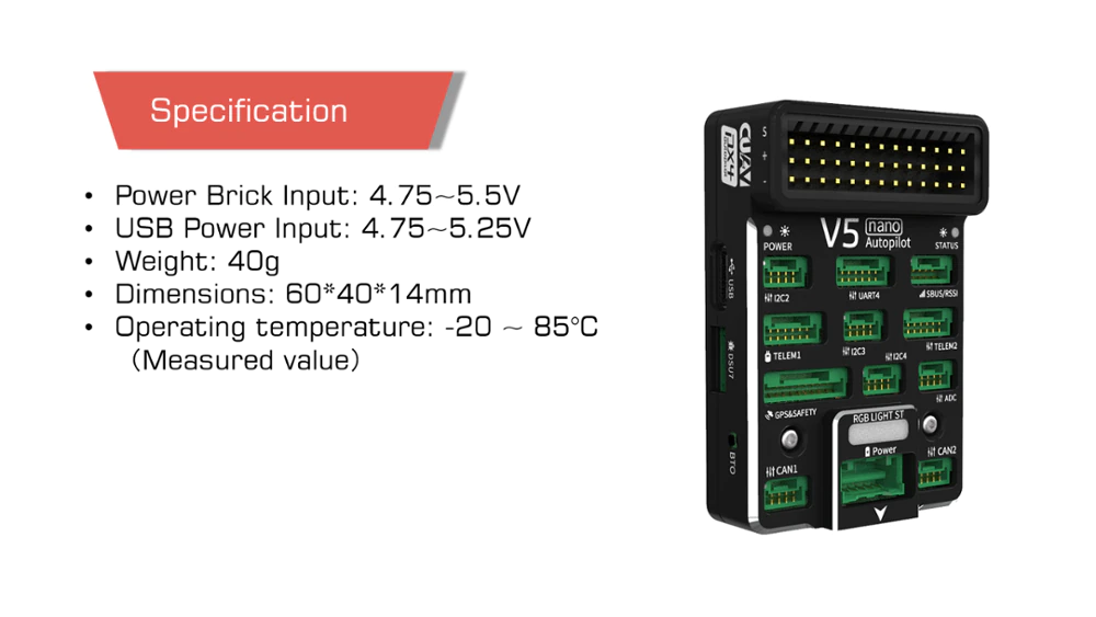 Ue2413e6b8483423fbe9c5a2ab2802505b - cuav v5 nano,v5 nano autopilot,autopilot drone,uav - motionew - 9