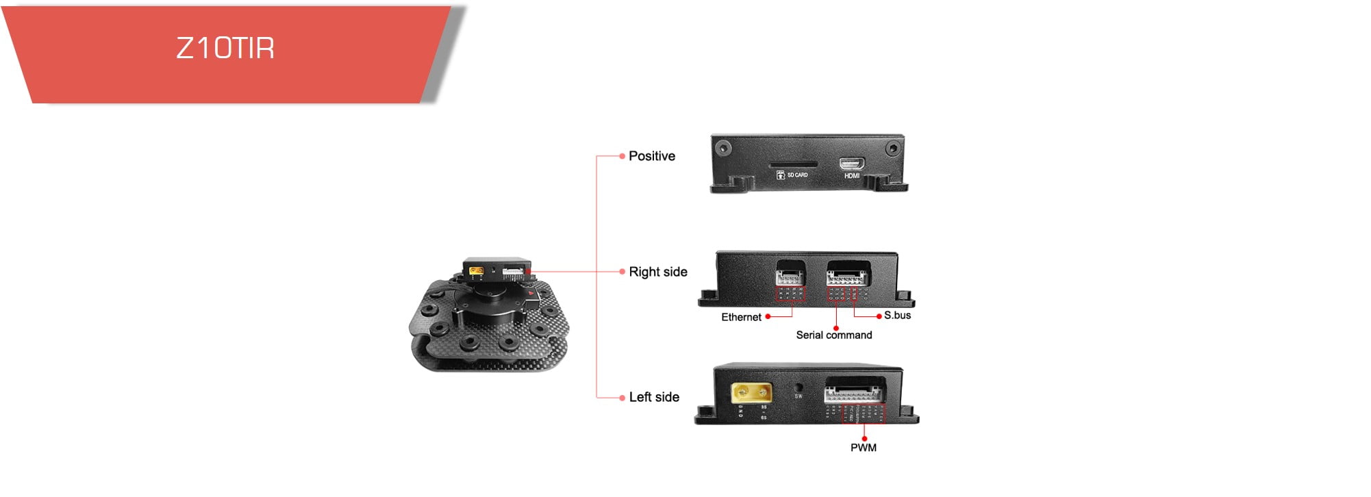 Z10tir6 - gimbal z10tir,dual sensor,thermal gimbal camera,thermal camera - motionew - 11