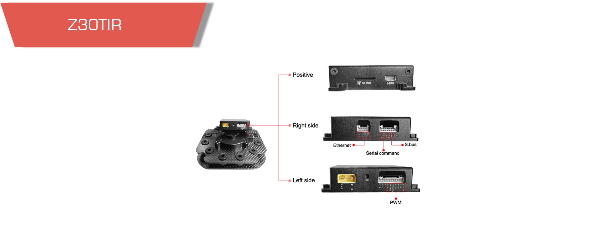 Z30tir 7 - gimbal z30tir50,camera gimbal z30tir50,dual sensor,night vision - motionew - 11