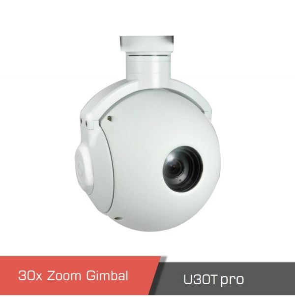 30x zoom pan tilt gimbal camera u30tpro for drone uav self stabilized 1 - u30t pro, gimbal camera, uav camera, camera u30t pro - motionew - 1