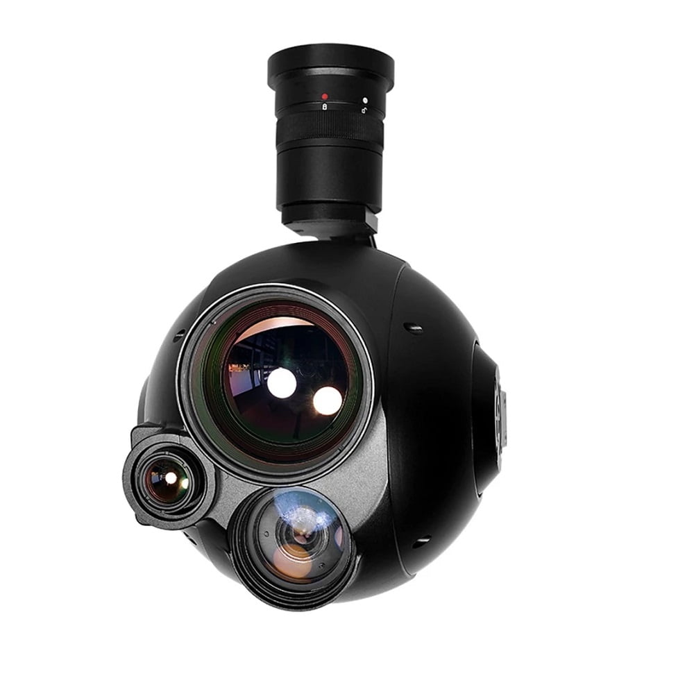 Dual sensor tracking night vision 30x optical zoom thermal day light 3 axis gimbal q30tir 1352 1. Jpg q90 1. Jpg 1 - drone gimbal camera - gimbal & payload for drone - motionew - 3