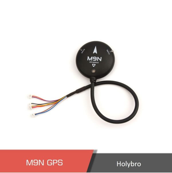 Holybro m9n gps with ublox m9n module ist8310 compass tri colored led indicator high level sensitivity 1 - holybro m9n gps,gps,compass,m9n gps,pixhawk gps - motionew - 2