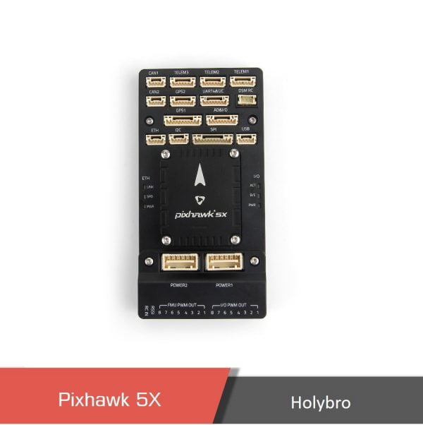 Pixhawk 5x holybro latest of the pixhawk with stm32f7 ethernet interface suitable for uav multirotor - pixhawk 5x holybro,pixhawk 5x,holybro - motionew - 1