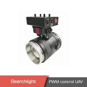 UAV Searchlight with PWM control for Brightness adjustment