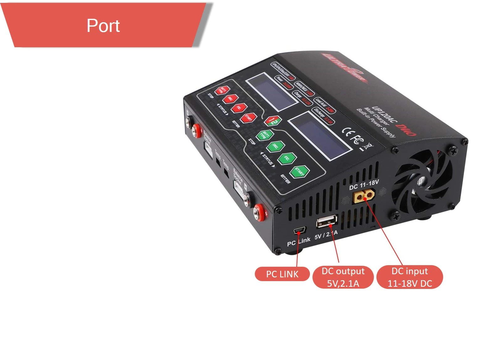 Up120 2 1 - up120 duo,ultra power charger,balance charger,lipo charger,power supply - motionew - 7