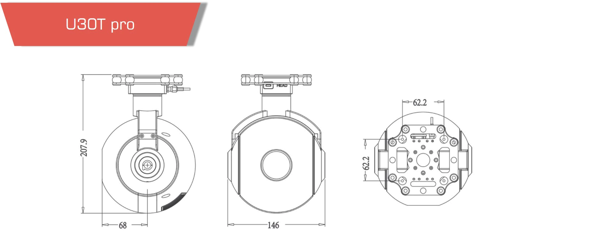 Ue73c414355bb4c50b0faa4204f3f7ed06 - u30t pro, gimbal camera, uav camera, camera u30t pro - motionew - 10