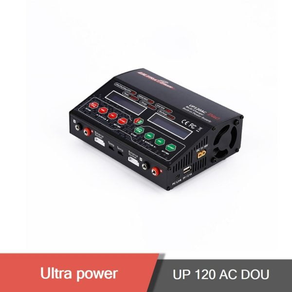 Ultra power up120 duo 2x120w 240w ac dc lipo 1 6s balance charger us plug 1 - up120 duo,ultra power charger,balance charger,lipo charger,power supply - motionew - 2