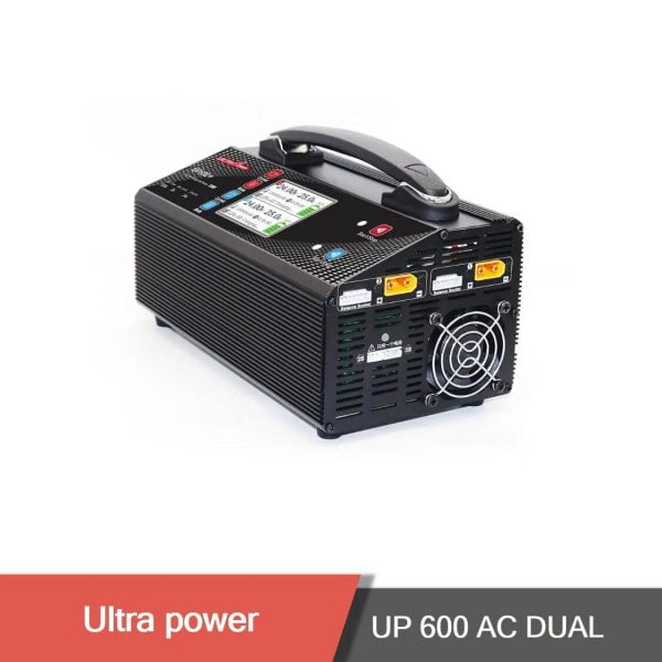 Ultra power up600 ac dual 1200w 2x600w 25a 2 6s lipo lihv battery balance charger discharger 2 - up600 plus,up600+,1200w charger,lipo charger,dual charger - motionew - 3