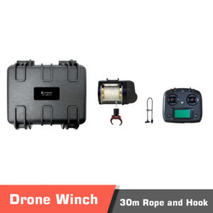 Drone Winch with 30m Rope and Hook for Delivery Pick up