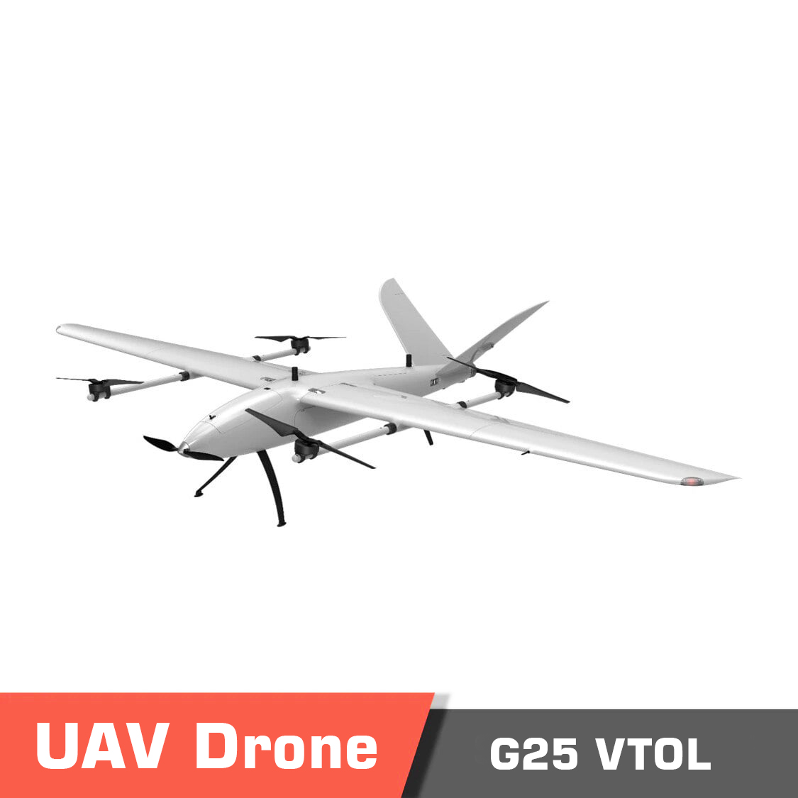 G25 VTOL Fixed Wing for Survey Rescue with Easy Changeable Bin - MotioNew