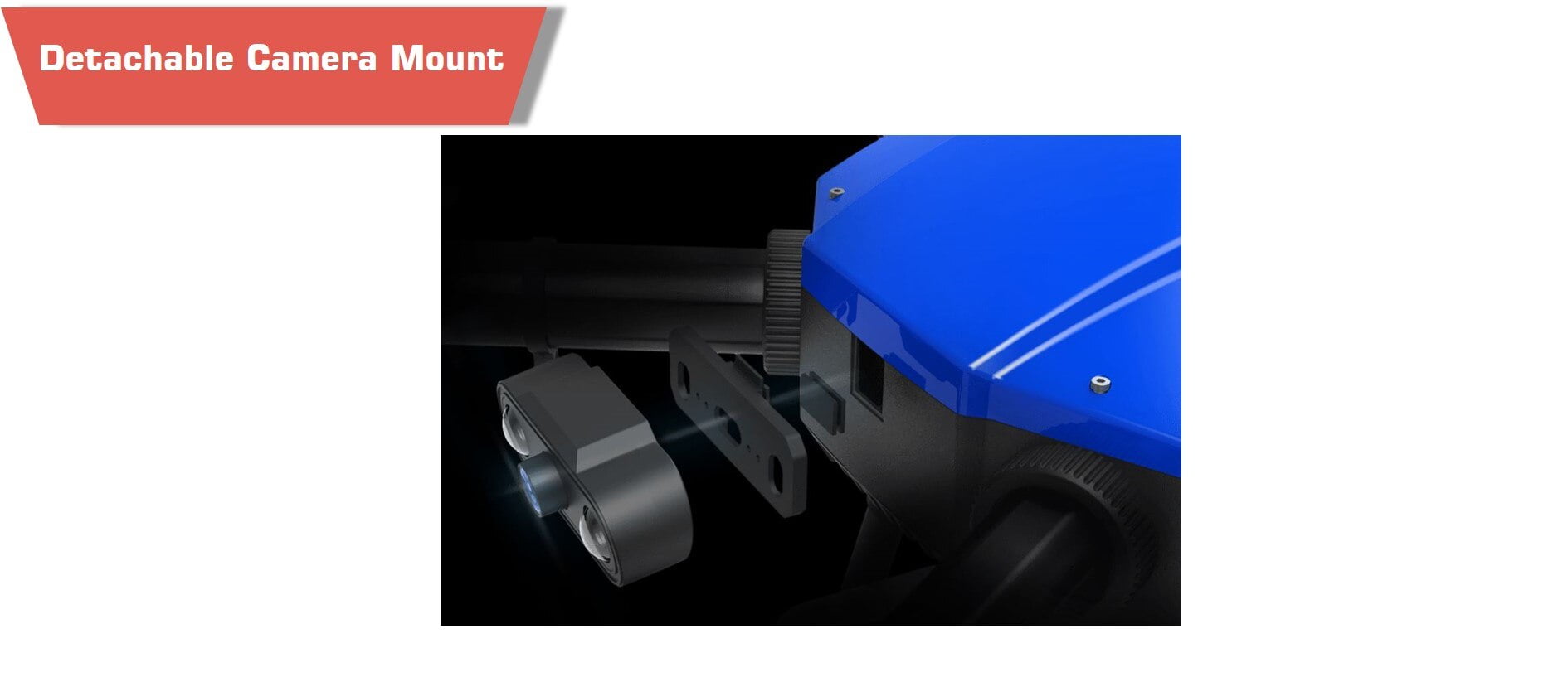 E610-e616 hexacopter detachable camera mount