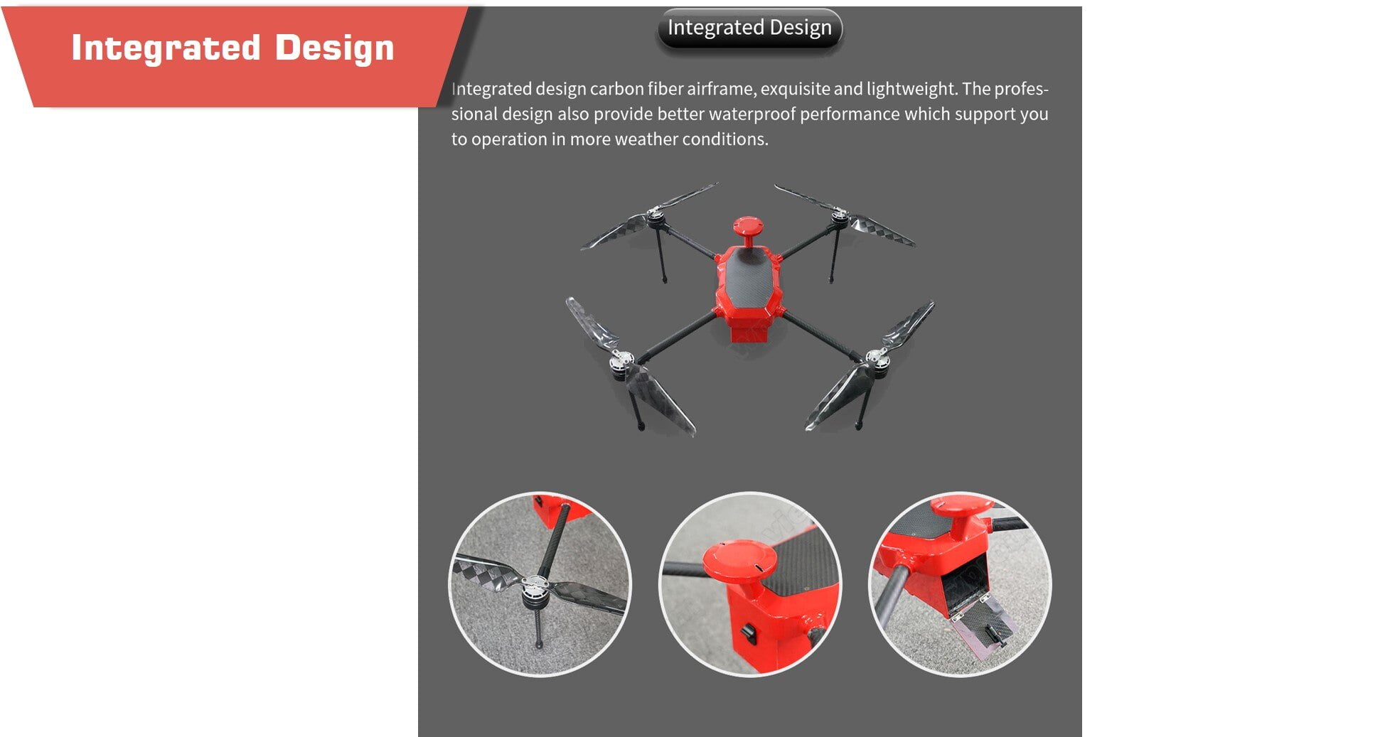 M68 lightweight quadrotor rotary-wing uav p5 motionew