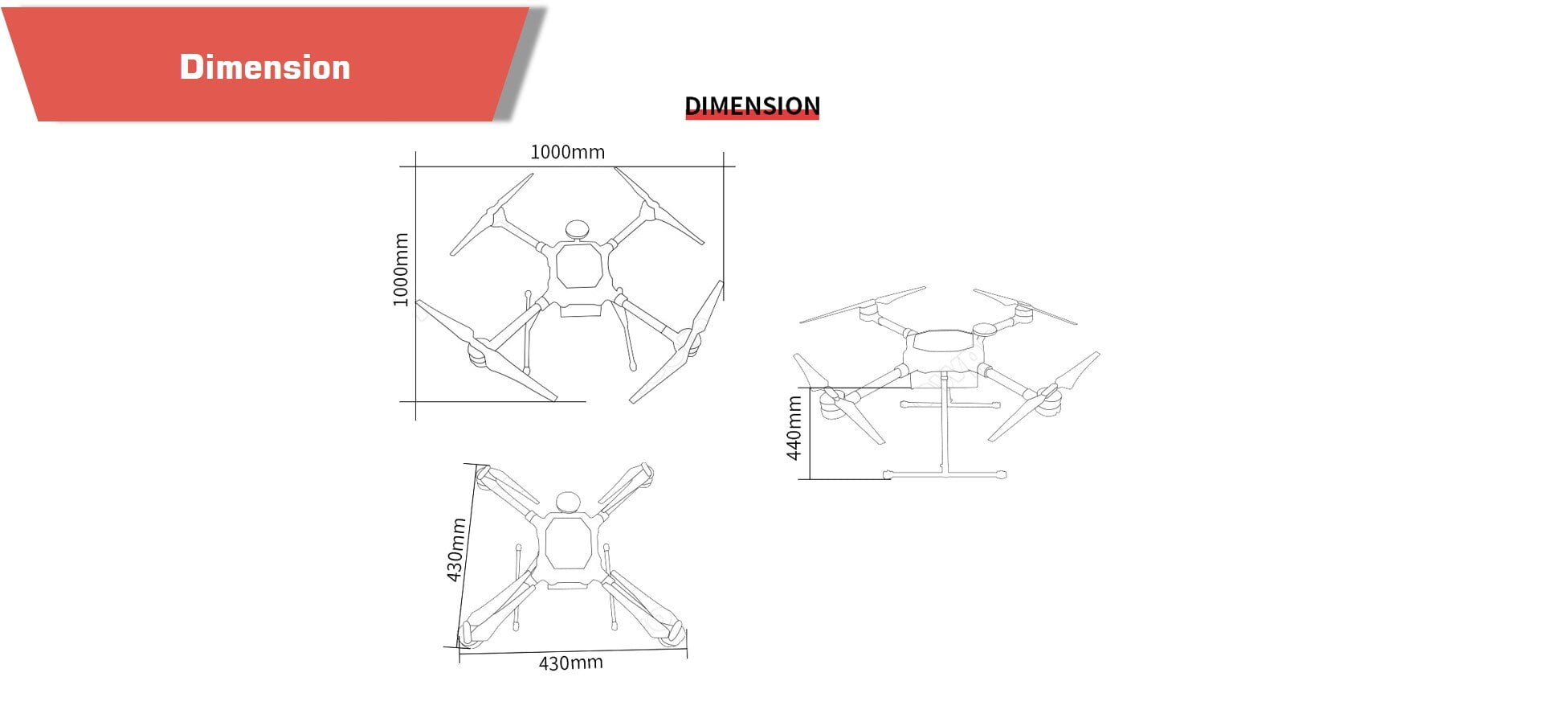 M87 lightweight quadrotor rotary-wing uav p5 motionew