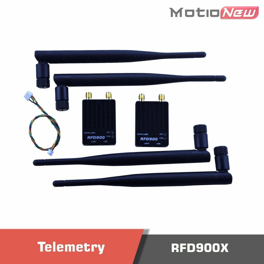 Rfd900x bundle metal shell long range telemetry motionew