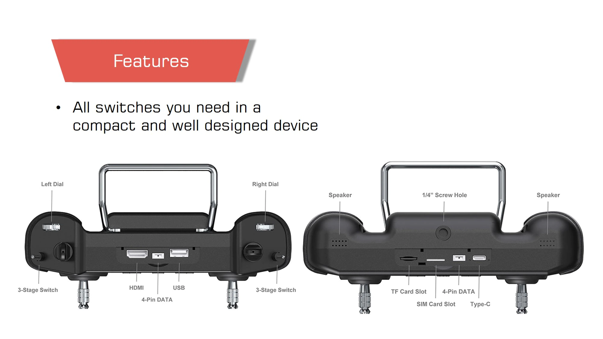 Siyi mk15 mini handheld p2 motionew