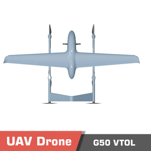 G50 2 1 - vtol drone g50, heavy payload, fixedwing uav, t-tail, t-tail drone, cargo drone, wind resistance, detachable load, detachable payload, mapping drone, surveying drone, fixed-wing uav - motionew - 4