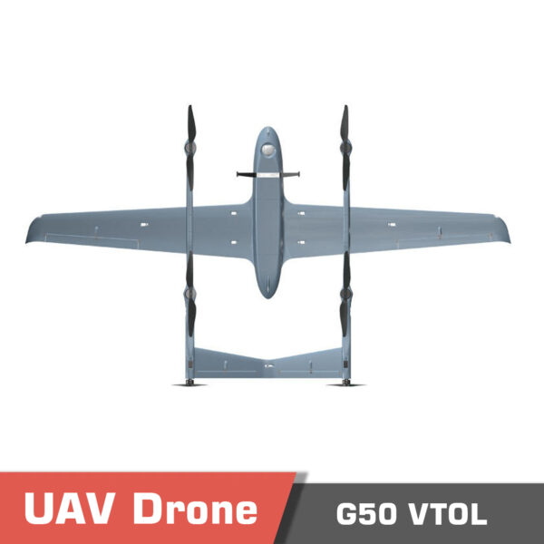 G50 3 1 - vtol drone g50, heavy payload, fixedwing uav, t-tail, t-tail drone, cargo drone, wind resistance, detachable load, detachable payload, mapping drone, surveying drone, fixed-wing uav - motionew - 5