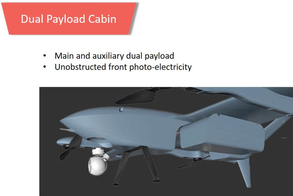 G50 vtol drone cabin