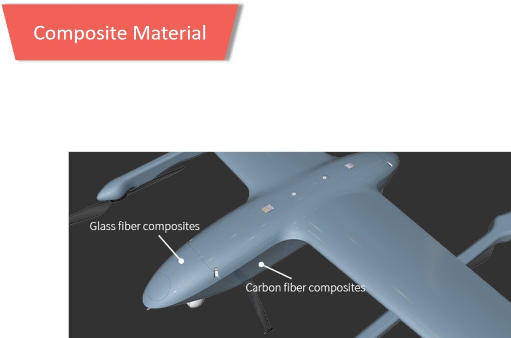 G50 vtol drone material